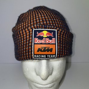 Red Bull Genuine KTM Racing Orange & Blue Knit Beanie