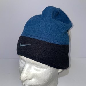 Nike Fit Blue Fleece Vintage Beanie