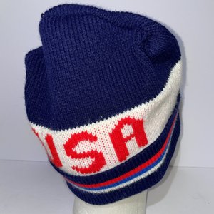 Penthouse Knit Vintage Wool USA Toboggan Beanie