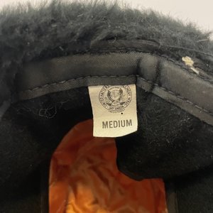United Hatters Ushanka Gray Feathered Long Fur Vintage Trilby Size M