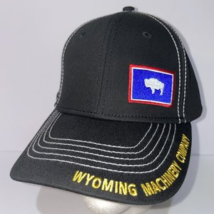 Wyoming Machinery Company Black Baseball Cap