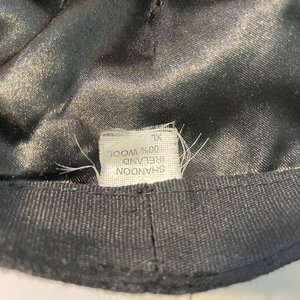 Shandon Ireland Blue Tartan Wool Plaid Flat Cap Size XL