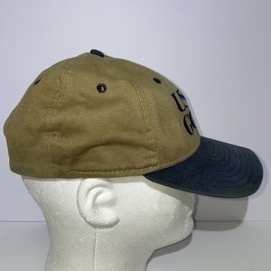 New Era US Golf Vintage Tan & Blue Baseball Cap Made in USA