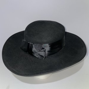 Scherzer Salzburg Austria Black Sun Hat Size 6 7/8