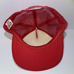 Bosart Wealth Management Vintage Red Speedway Trucker Cap Mesh