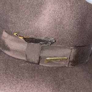 Indiana Jones Brand Brown Wool Fedora Size S