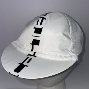Castelli Rosso Corsa White Stripe Cycling Cap Breathable
