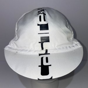 Castelli Rosso Corsa White Stripe Cycling Cap Breathable