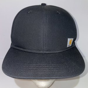 Carhartt Duck Canvas Moisture Wicking Bloack Snapback Cap