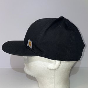 Carhartt Duck Canvas Moisture Wicking Bloack Snapback Cap