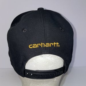 Carhartt Duck Canvas Moisture Wicking Bloack Snapback Cap