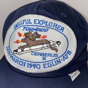Panavia Tornado Cerberus 3 ECM USAF Vintage Baseball Cap Germany