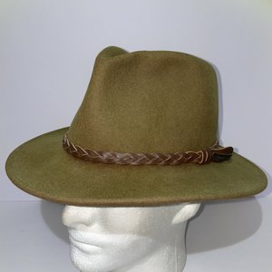 Eddie Bauer Brown Wool Vintage Fedora Size S