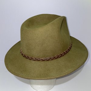 Eddie Bauer Brown Wool Vintage Fedora Size S