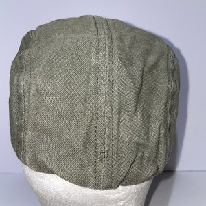 The Nature Company Vintage Outdoor Cap Olive Green Breathable Flex-Fit USA