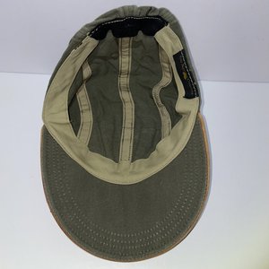 The Nature Company Vintage Outdoor Cap Olive Green Breathable Flex-Fit USA