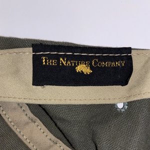 The Nature Company Vintage Outdoor Cap Olive Green Breathable Flex-Fit USA