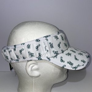 Sprints Turtles White Running Visor