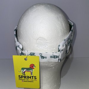 Sprints Turtles White Running Visor