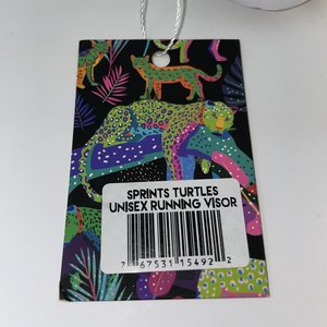 Sprints Turtles White Running Visor