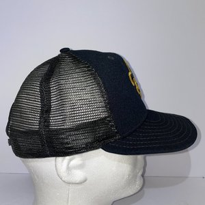 New Orleans Saints Vintage Black Trucker Hat Made in USA