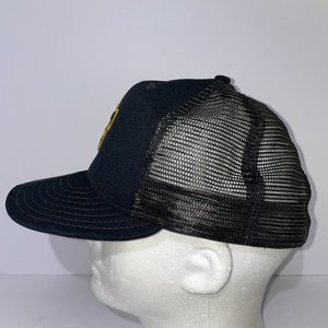 New Orleans Saints Vintage Black Trucker Hat Made in USA