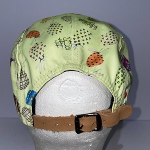 Aloha Hats Oahu Gem Co. Leather Pineapple All-Over 5 Panel Hat
