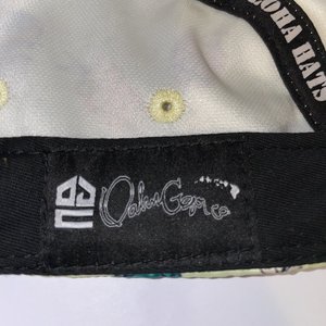 Aloha Hats Oahu Gem Co. Leather Pineapple All-Over 5 Panel Hat