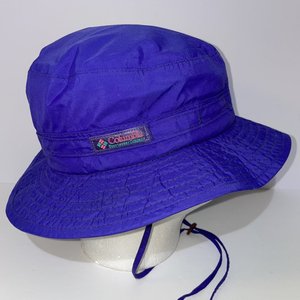 Columbia Ultrex Vintage Purple Water Resistant Boonie Hat Size M Made in USA