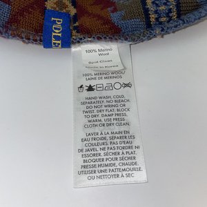 Pendleton Merino Wool Red Aztec Lightweight Ski Cap