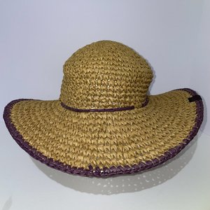 Mountain Hardwear Raffia Crusher II Purple Sun Hat