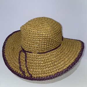 Mountain Hardwear Raffia Crusher II Purple Sun Hat