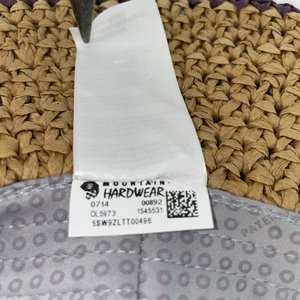 Mountain Hardwear Raffia Crusher II Purple Sun Hat