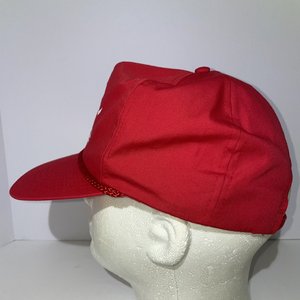 Rhino Golf Red Vintage Baseball Cap