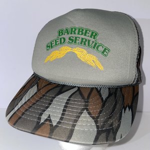 Mohr's Barber Seed Service Camo Trucker Hat