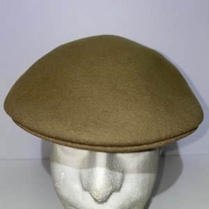 Country Gentleman London Light Brown Wool Newsboy Flat Cap Size M