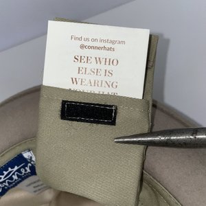 Conner Handmade Hats Wool Sandy Brown Feathered Fedora Size M with Pocket