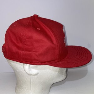 Jim Beam Phillies Genuine Merch Snapback Cap Red