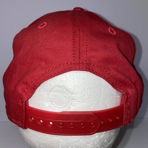 Jim Beam Phillies Genuine Merch Snapback Cap Red