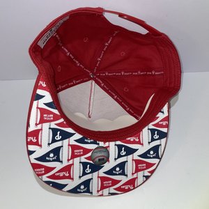 Jim Beam Phillies Genuine Merch Snapback Cap Red