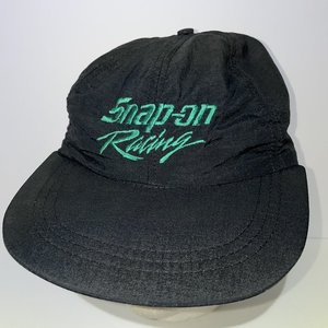 Swingster Snap-On Racing Black Retro Vintage Snapback Cap