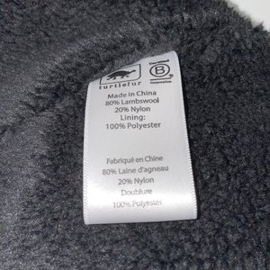 Turtlefur Lambswool Fleece Striped Aztec Beanie