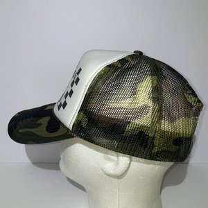 Otto Steel Stampede Motocross Woodland Camo Trucker Hat