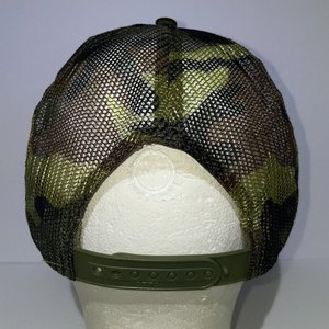 Otto Steel Stampede Motocross Woodland Camo Trucker Hat