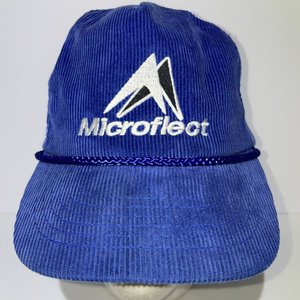 Otto Microflect Microwave Reflector Vintage Corduroy Blue Baseball Cap