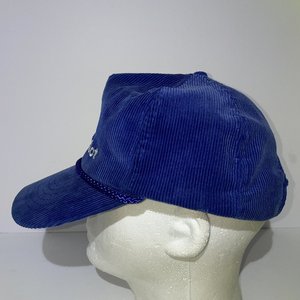 Otto Microflect Microwave Reflector Vintage Corduroy Blue Baseball Cap
