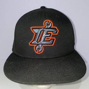 New Era 59Fifty Inland Empire 66ers Black On-Field Baseball Cap Size 8