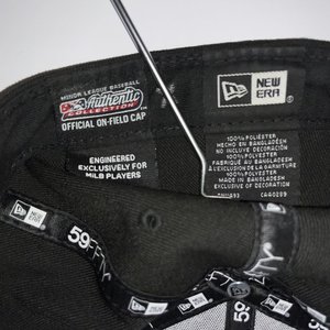 New Era 59Fifty Inland Empire 66ers Black On-Field Baseball Cap Size 8