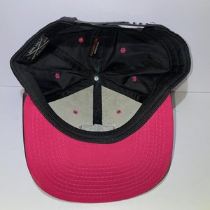 Siesta Key Surf Co. Black & Pink Baseball Cap