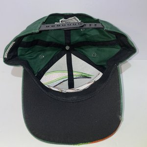 Arctic Cat Racing Vintage Swirl Green & Orange Baseball Cap
